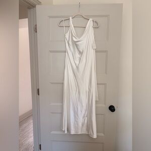 Elegant White Bridal Shower Dress